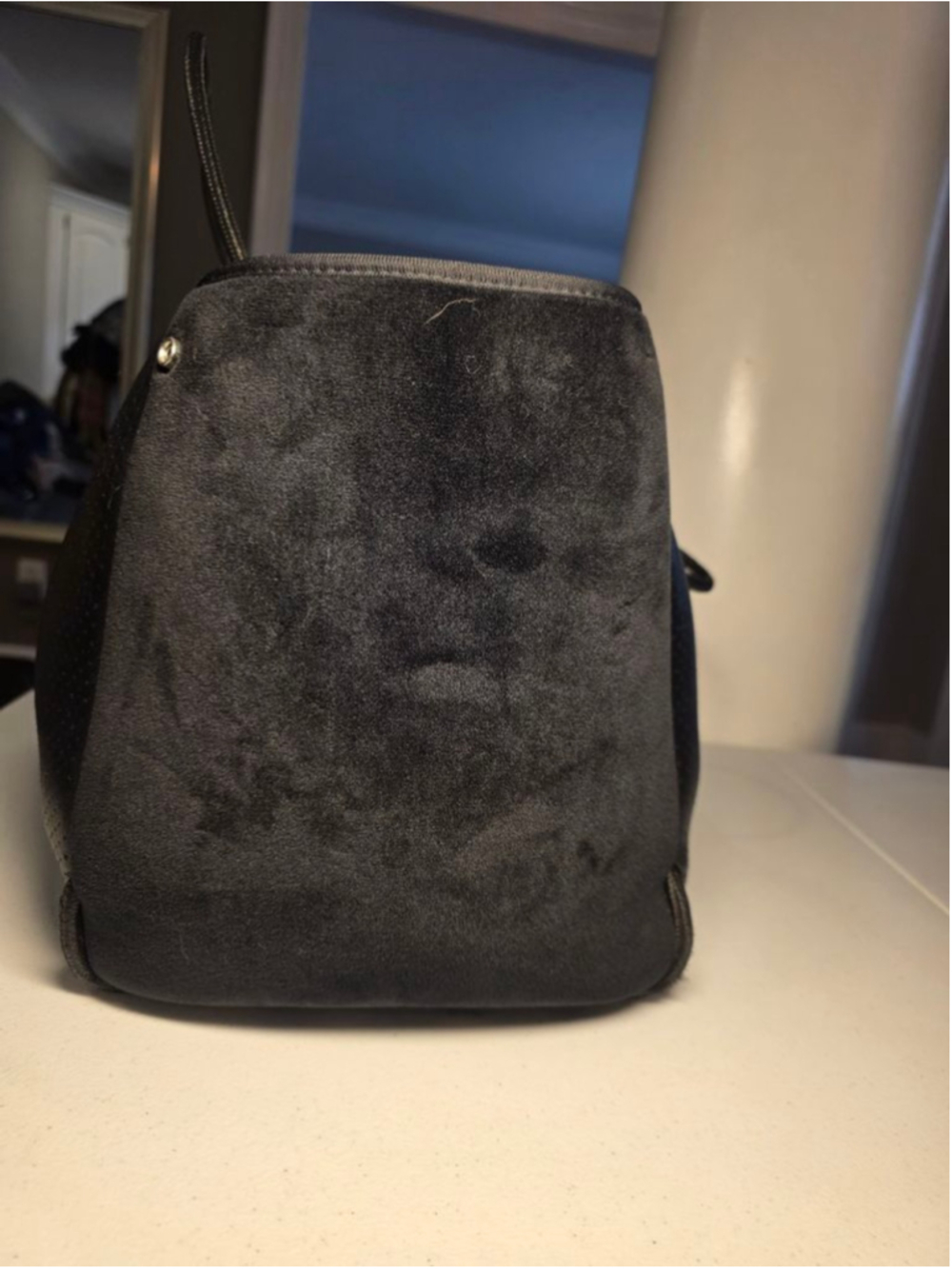 Haute Shore Black Neoprene Star Tote Bag Travel Gym Weekender - Picture 3 of 13